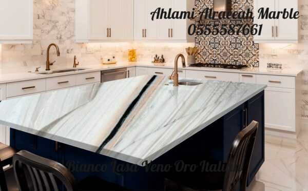 Bianco Lasa Veno Oro Italian Marble - Image 14
