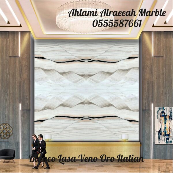 Bianco Lasa Veno Oro Italian Marble - Image 3