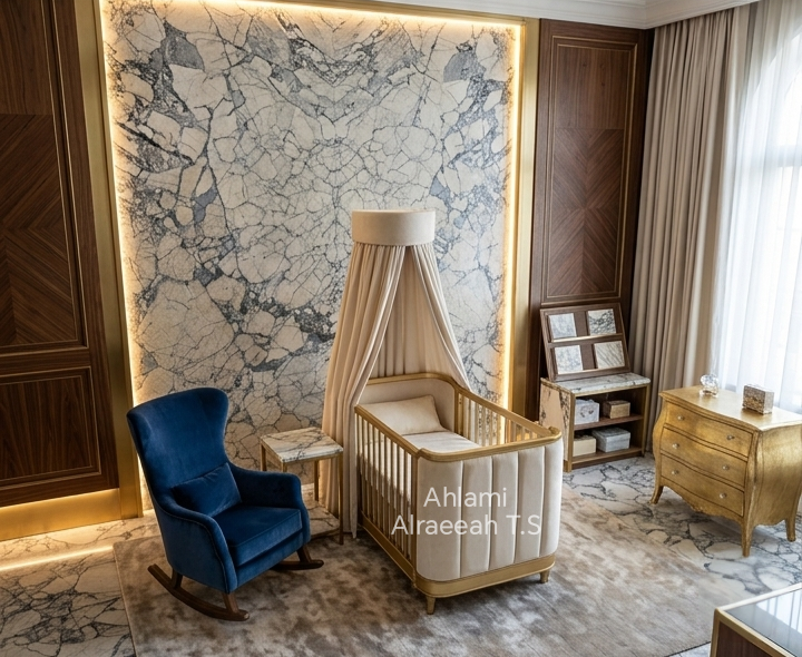 Azul Arbescato Marble mavi - Image 3