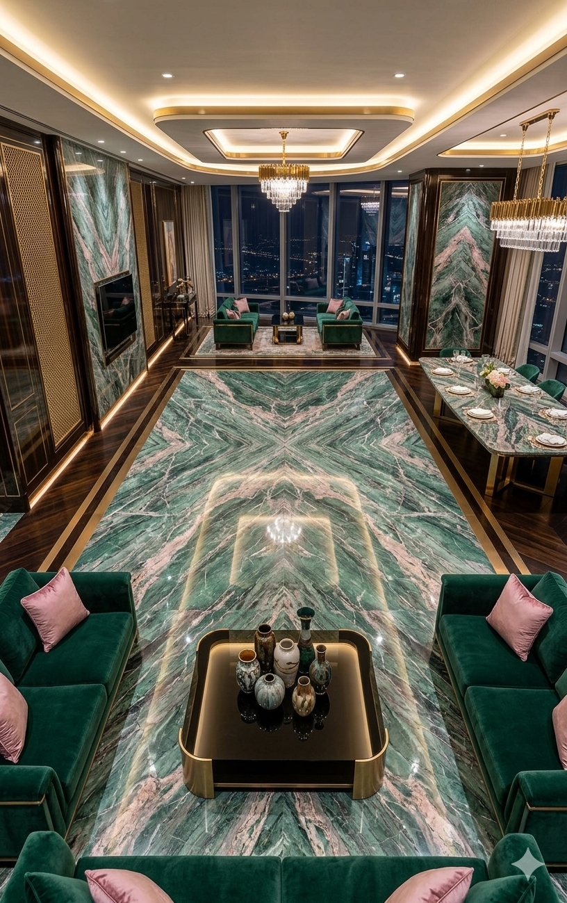 Botanic Green Marble verde - Image 5