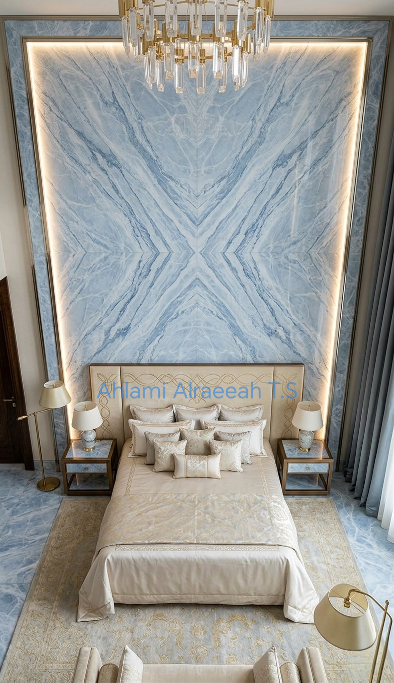Azul Aqua Dolce Marble mavi - Image 3