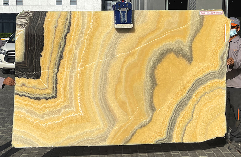 Onyx Yellow Arcoiris Marble - Image 2