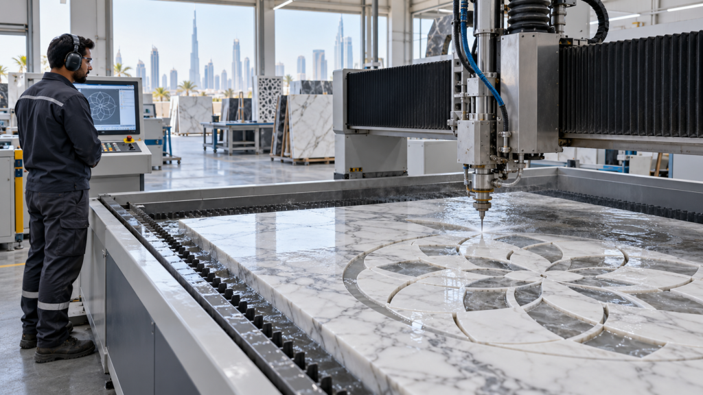 custom marble cutting in Dubai