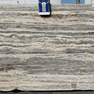 Travertine Azul Slab